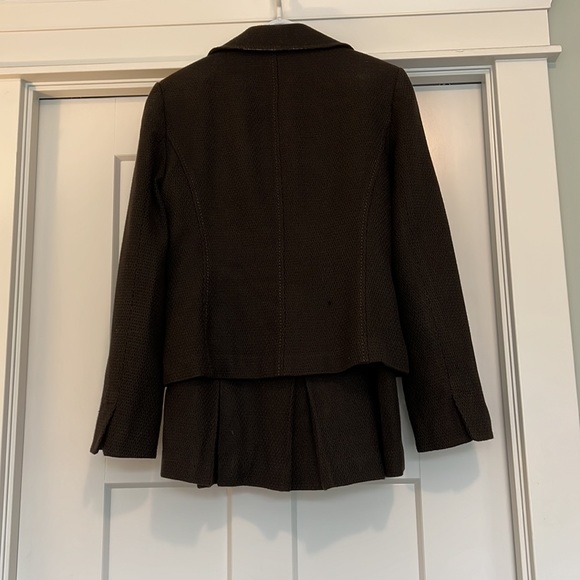 Stunning two piece Ann Taylor skirt suit sold brown tweed - Picture 3 of 6